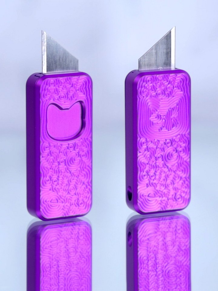 Evan and Katelyn Fidget Blade Box Opener - Purple Special Edition product image (2)