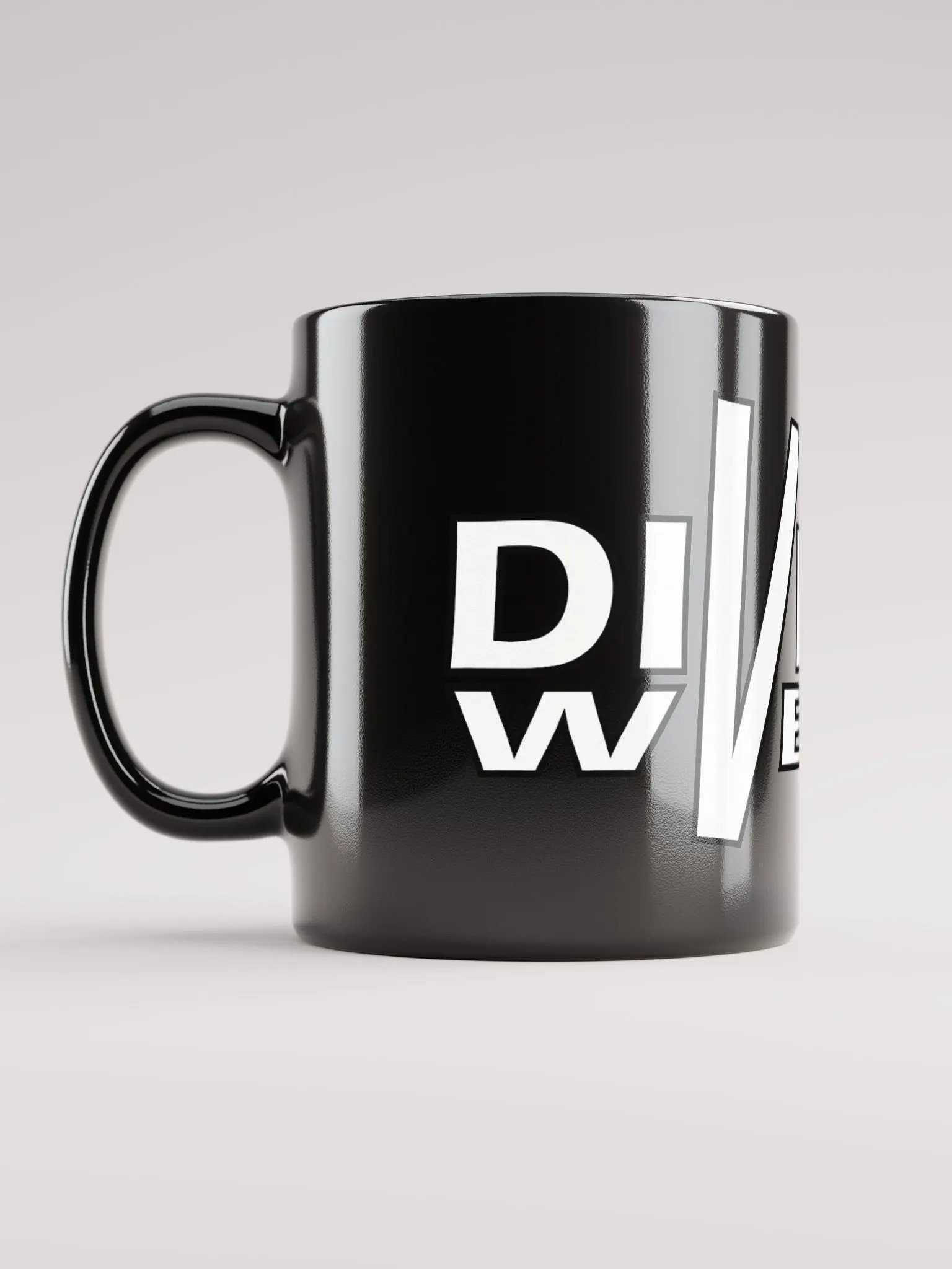Divided We Fall - White - Black Glossy Mug product image (1)