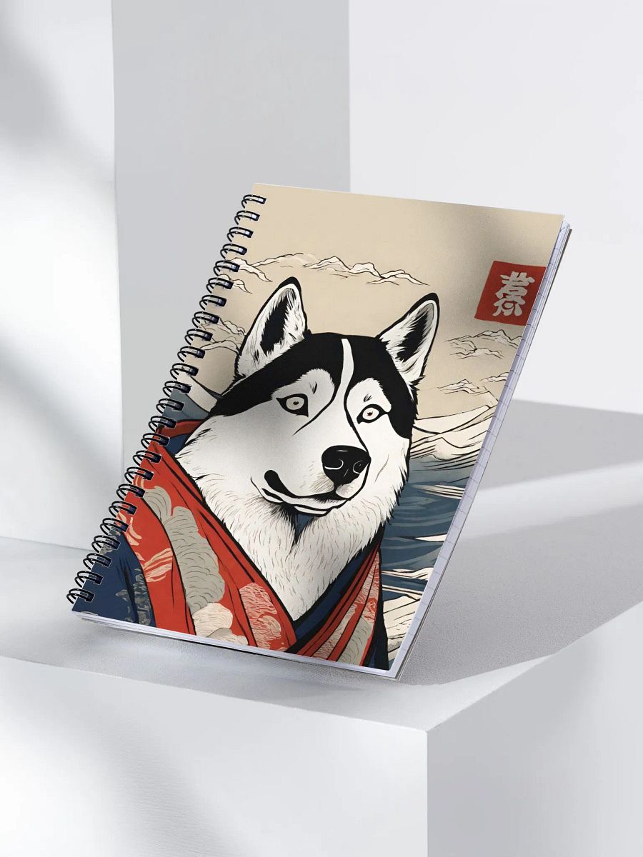 Funny Husky Oriental Spiral Notebook product image (4)