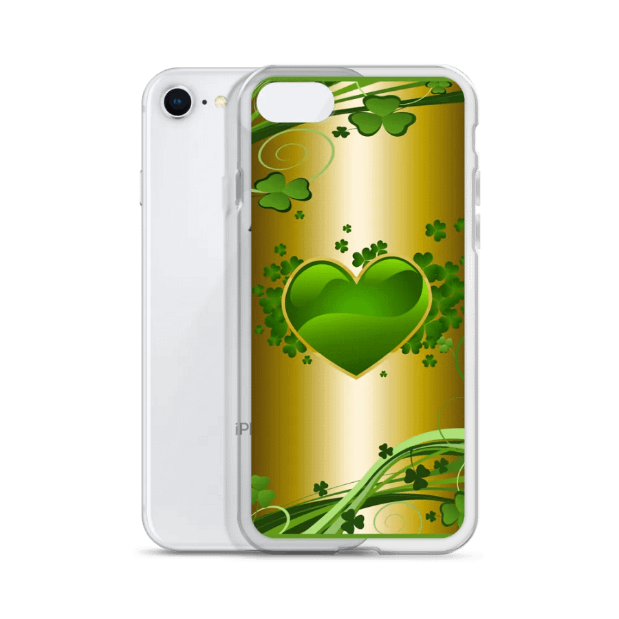 Shamrock Love Clear iPhone Case product image (51)