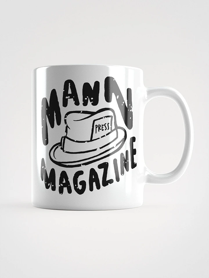 MANN Magazine Press Hat White Coffee Mug product image (1)