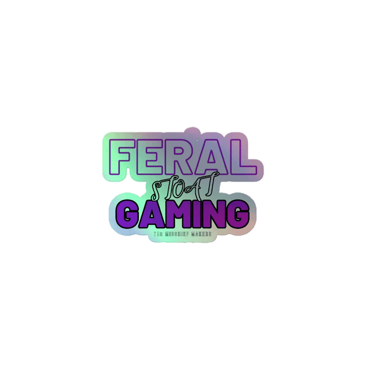 Fierce Feral Gaming Holographic Sticker Pack product image (1)