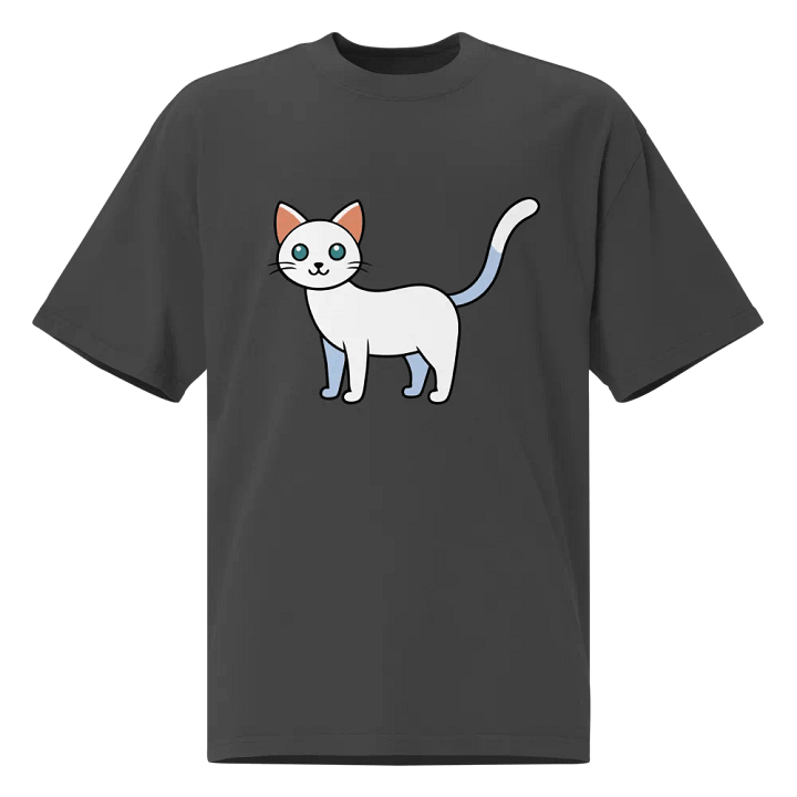 Whiskered Feline Dreams Oversized Tee product image (1)