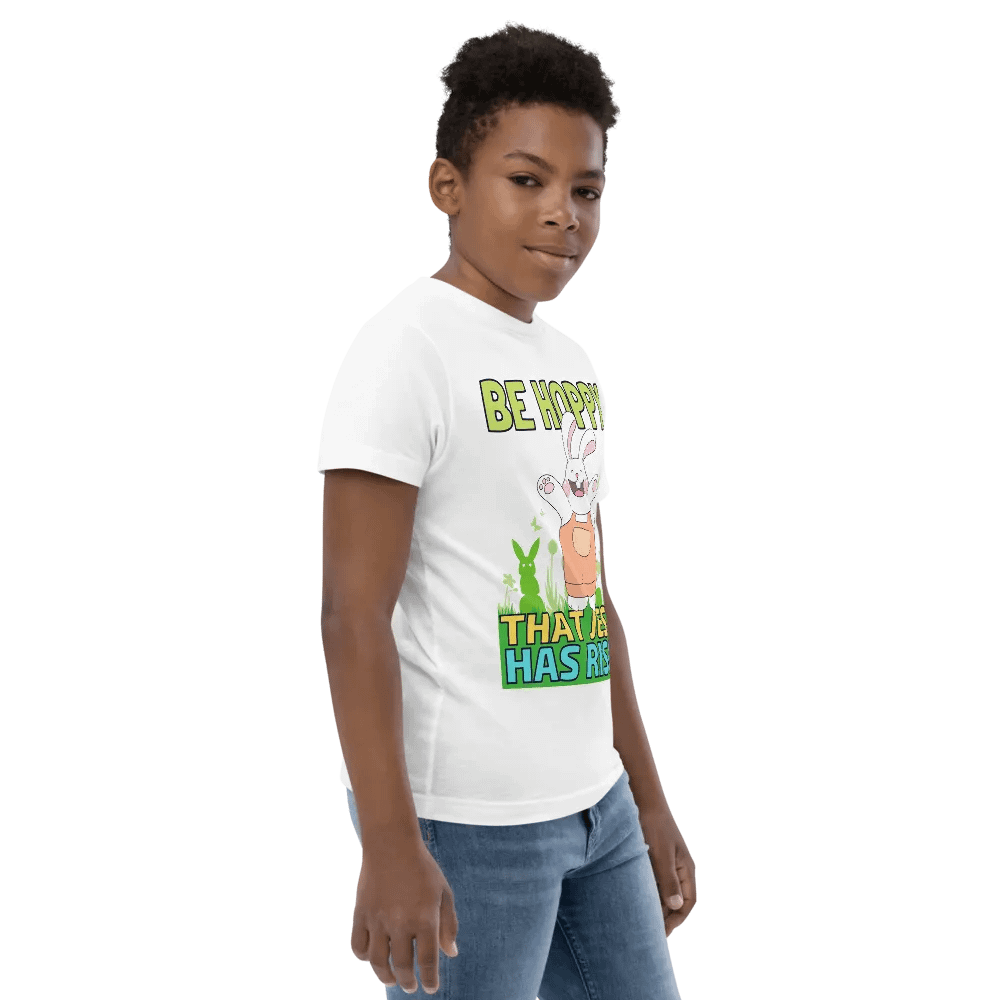 Be Hoppy That Jesus Has Risen Kids Easter T-Shirt product image (3)