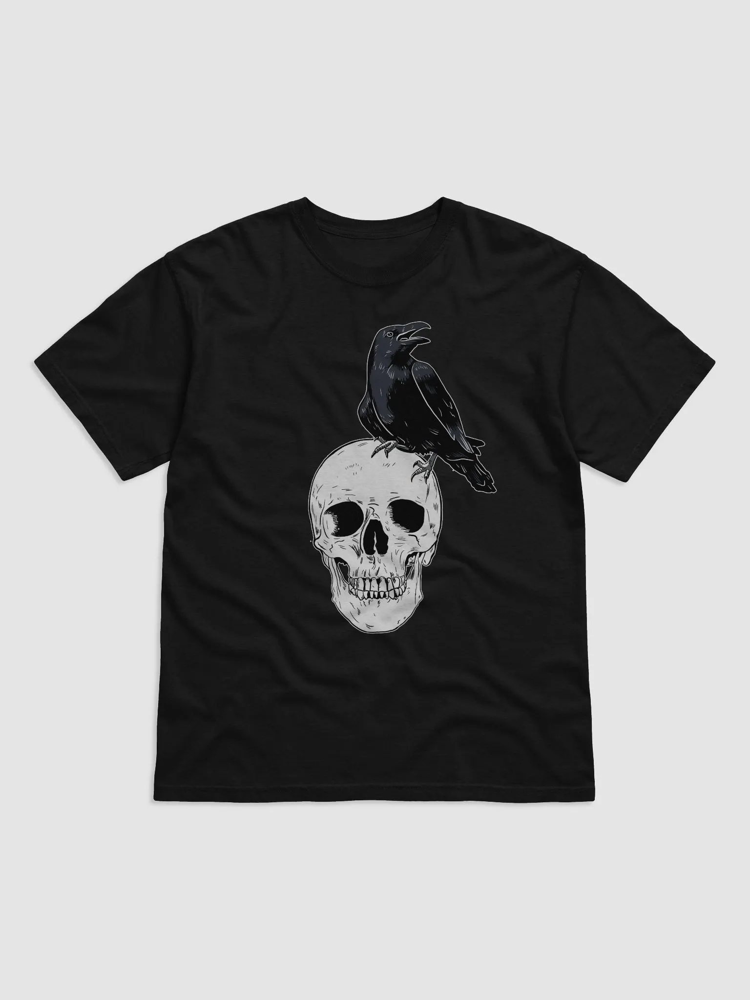 Raven on Skull product image (1)