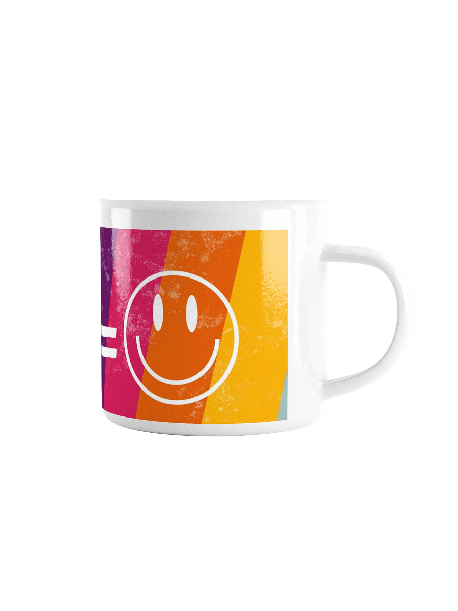 Dogs + Coffee = Happiness Enamel Mug product image (1)