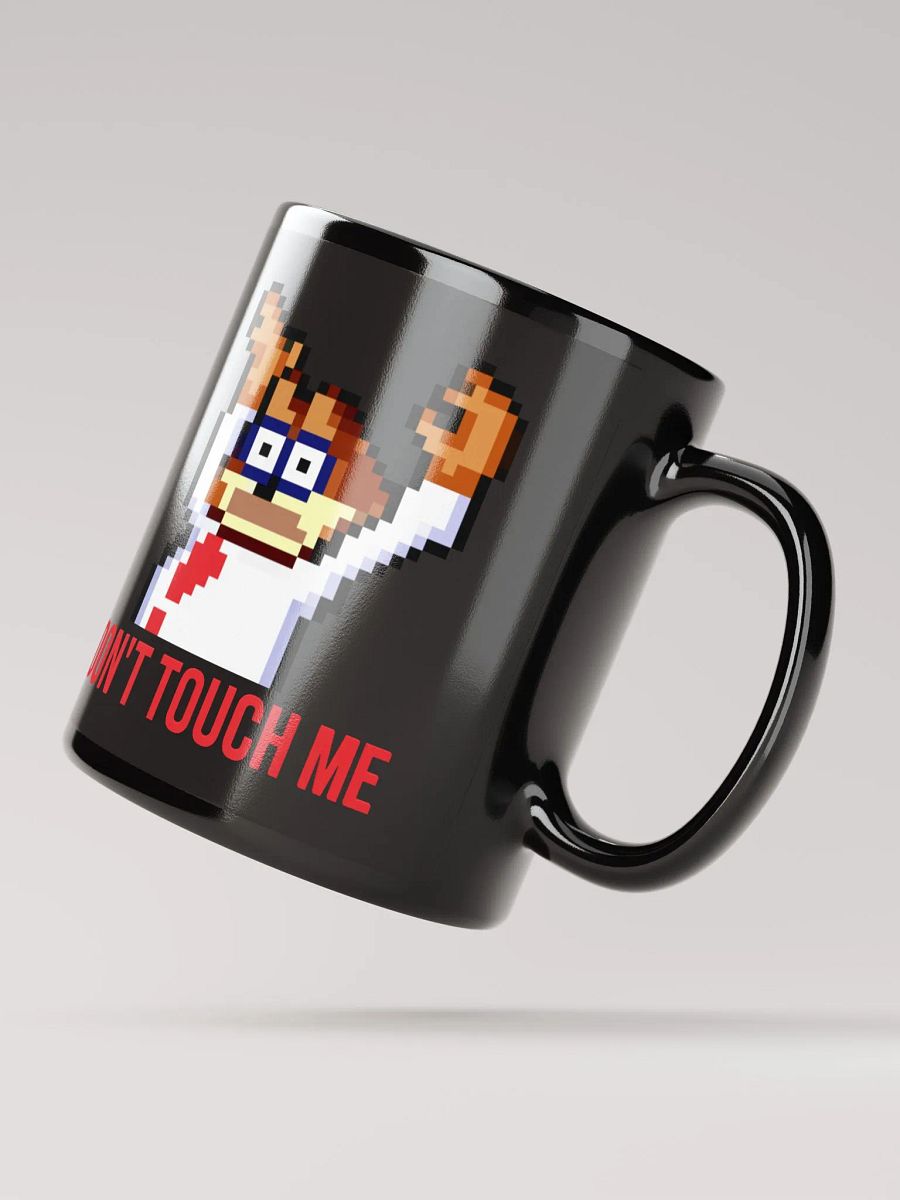 Don't Touch Me Mug Black product image (3)