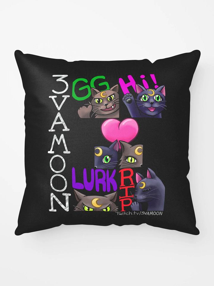 Dini and Nyxie Throw Pillow product image (1)