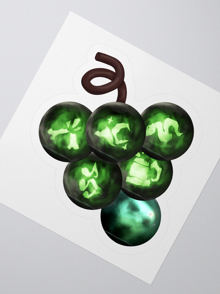 Green Murder Grapes Sticker product image (3)