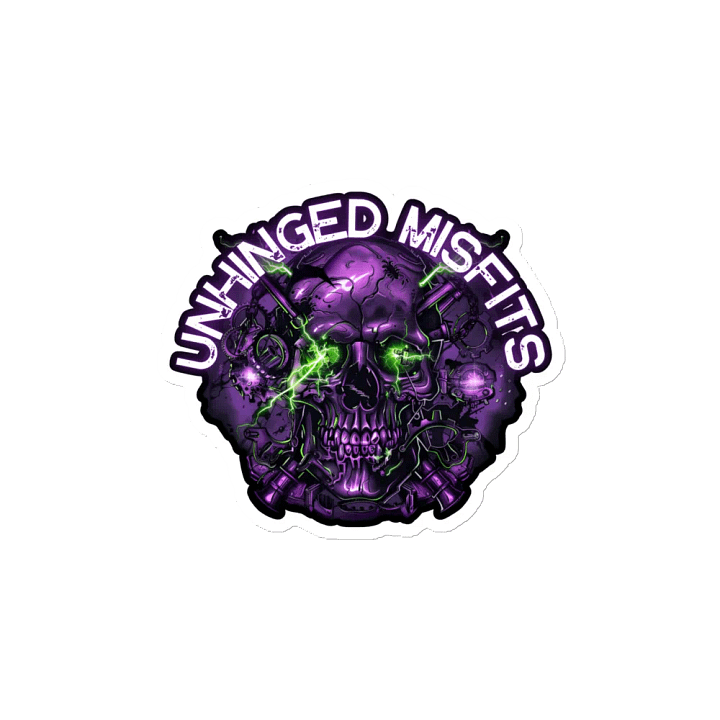 Unhinged Misfits Skull Logo Die-Cut Magnet product image (2)