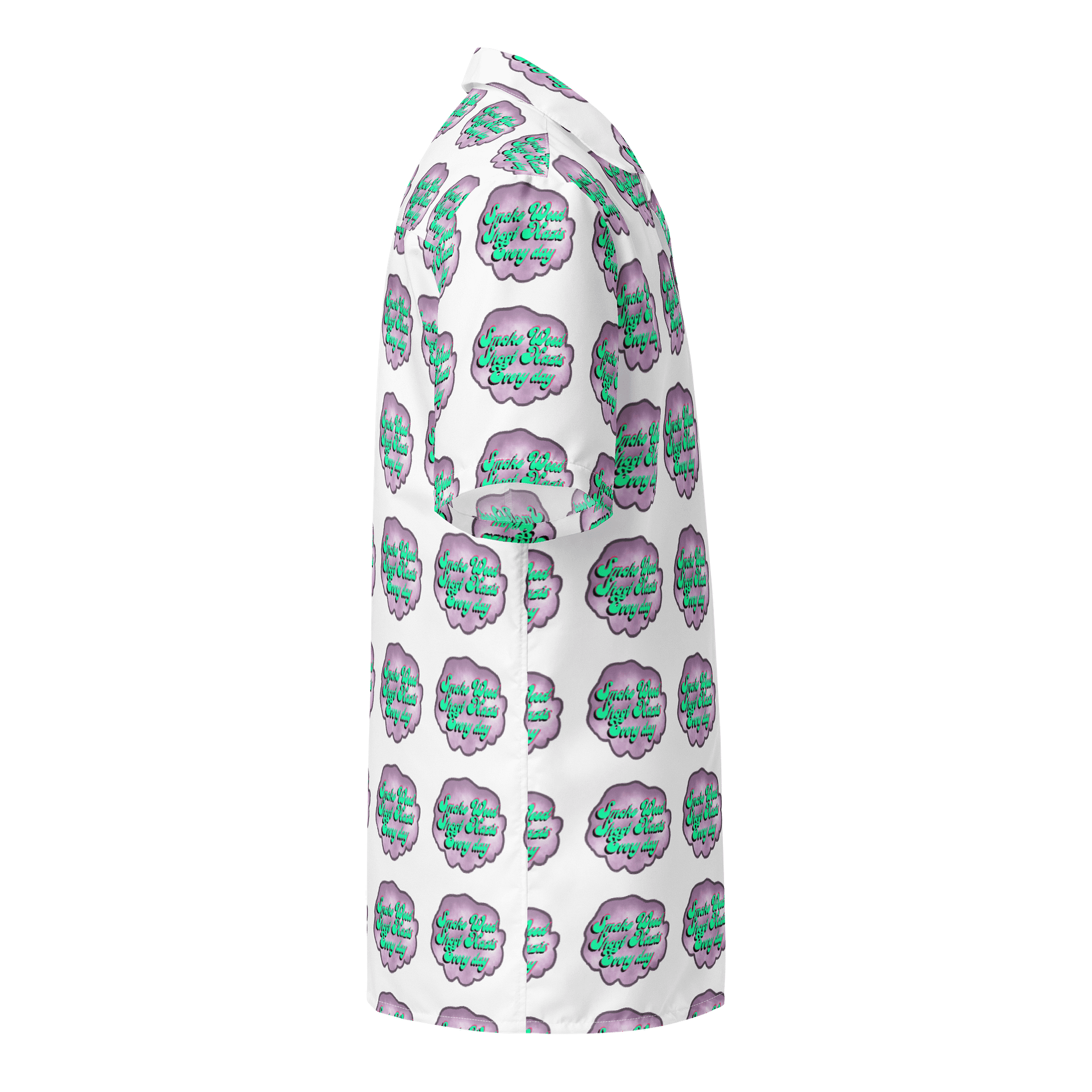 Smoke Weed Shoot Nazis Hawaiian Shirt product image (4)