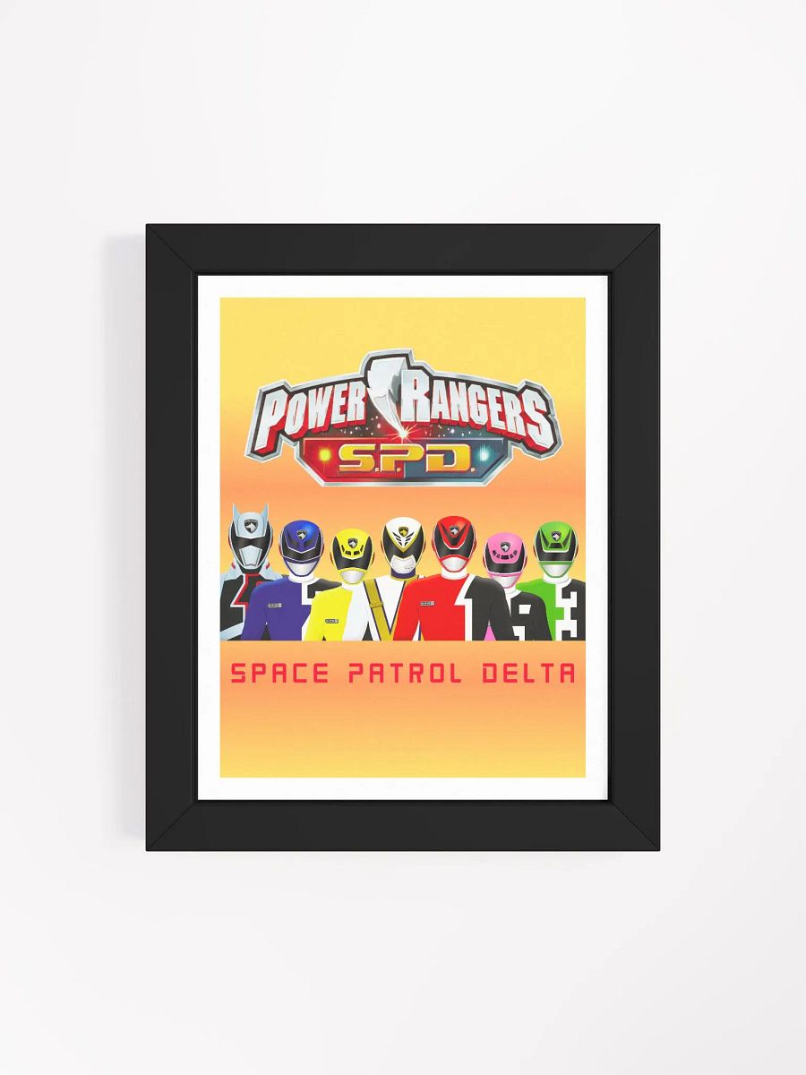Space Patrol Delta Power Rangers S.P.D. Matte Poster product image (30)