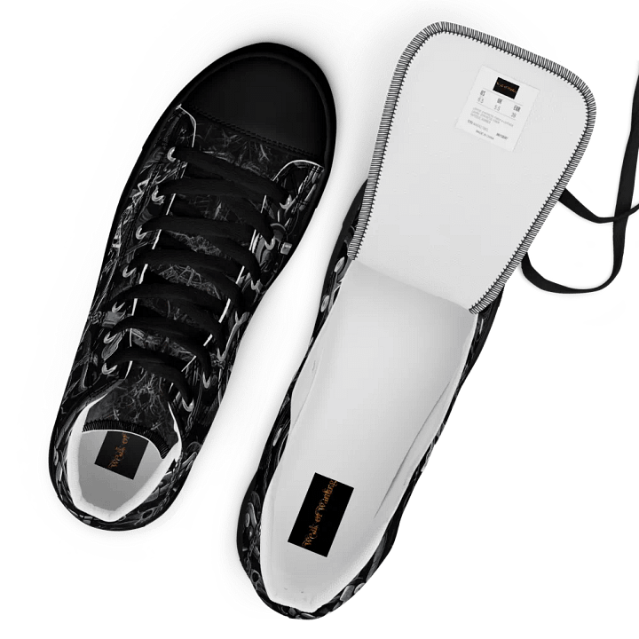 Weak Of Wanting Gothic / Metal Logo High Tops product image (2)