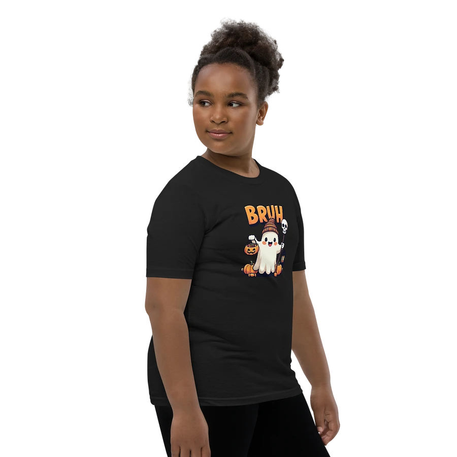 Spooky Ghost Bruh Halloween Youth T-Shirt product image (16)