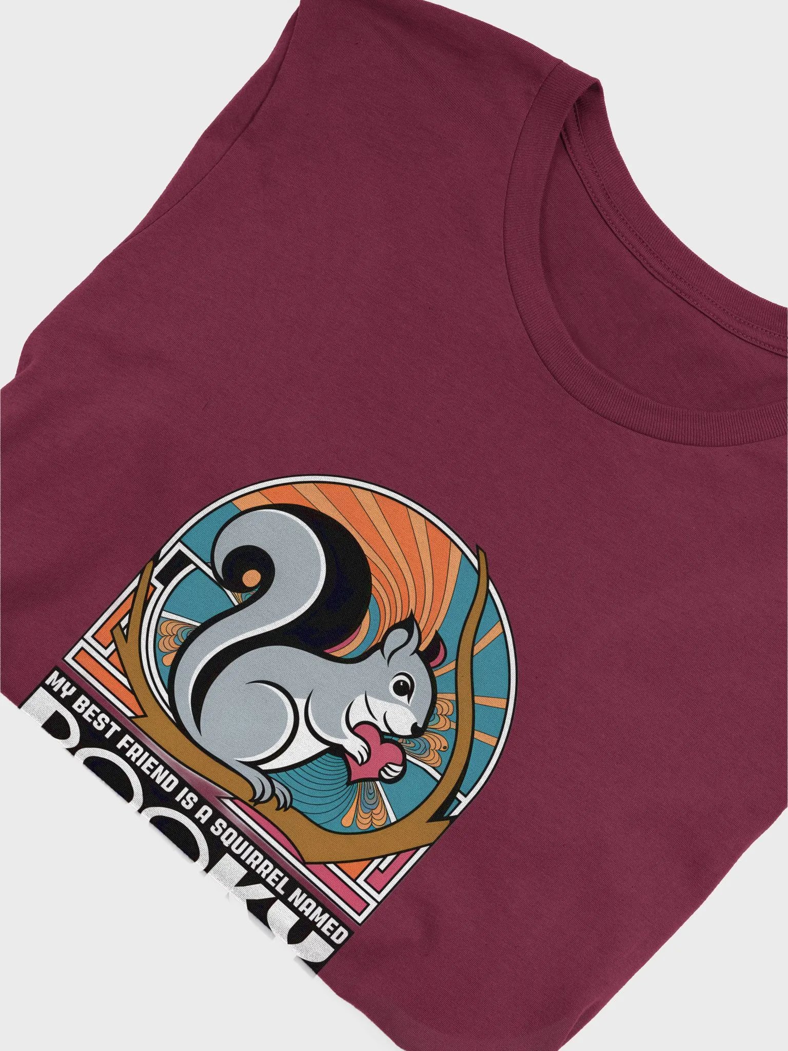 Super Soft and Flattering Tee: My Best Friend is a Squirrel Named Pooky product image (5)