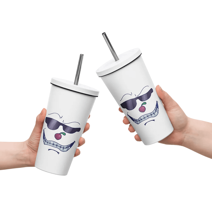 'Cweemy Face V2' - Tumbler With Straw product image (10)