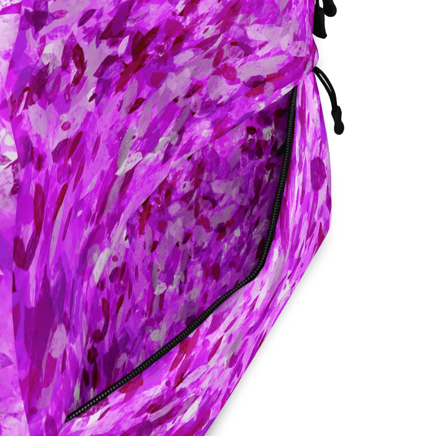 Pink leaves All over print Backpack product image (3)
