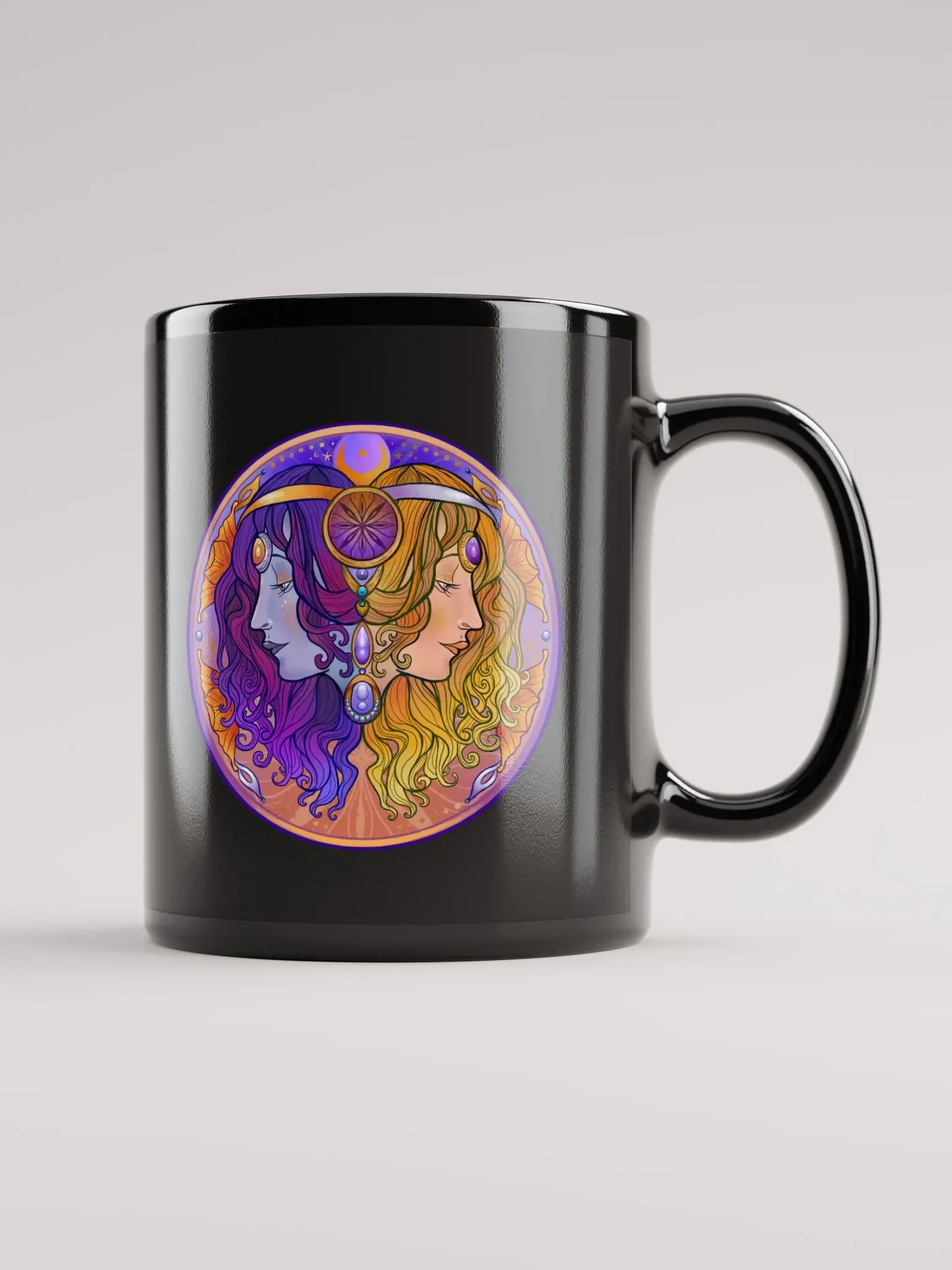 Violet Desert Dreamer - Black Mug product image (1)