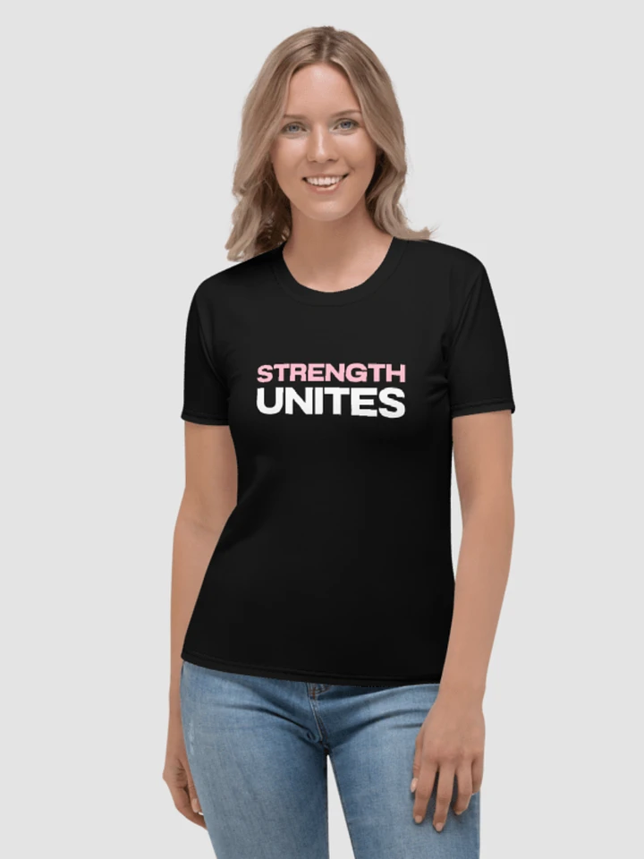 Breast Cancer Awareness: Strength Unites T-Shirt - Black product image (1)