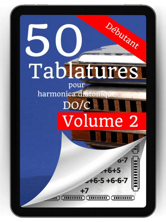 50 tablatures pour harmonica en DO volume 2 version PDF product image (1)