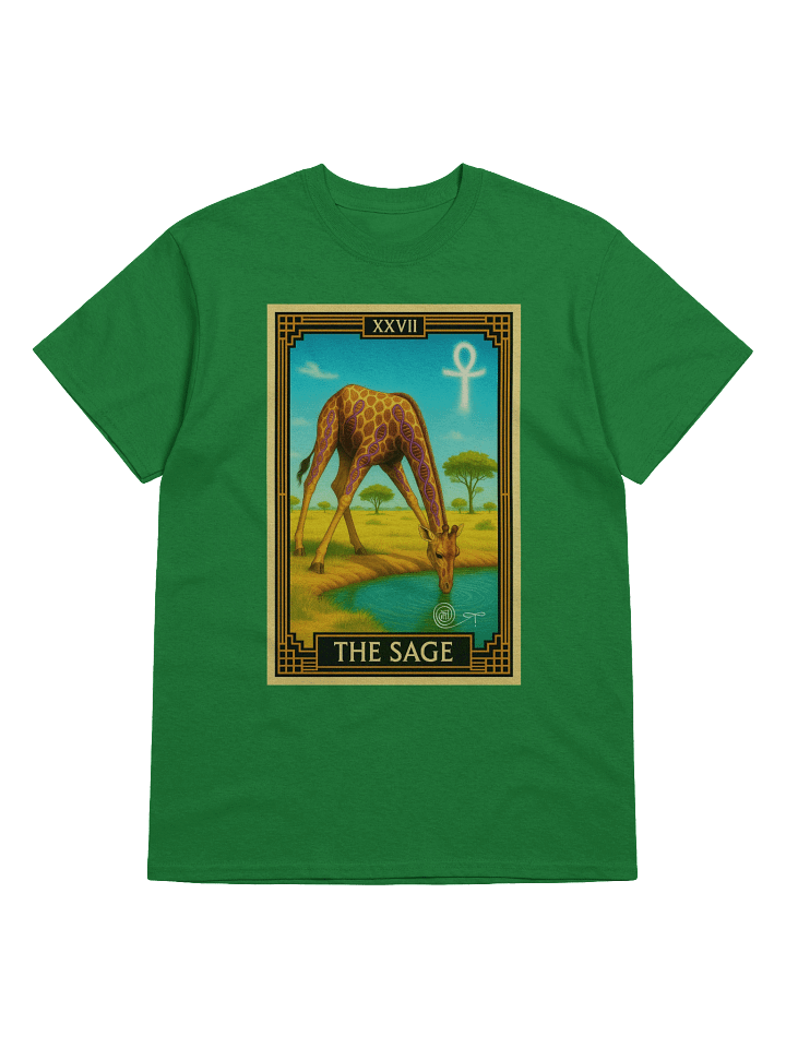 The Sage Giraffe Tarot Card Tee product image (1)