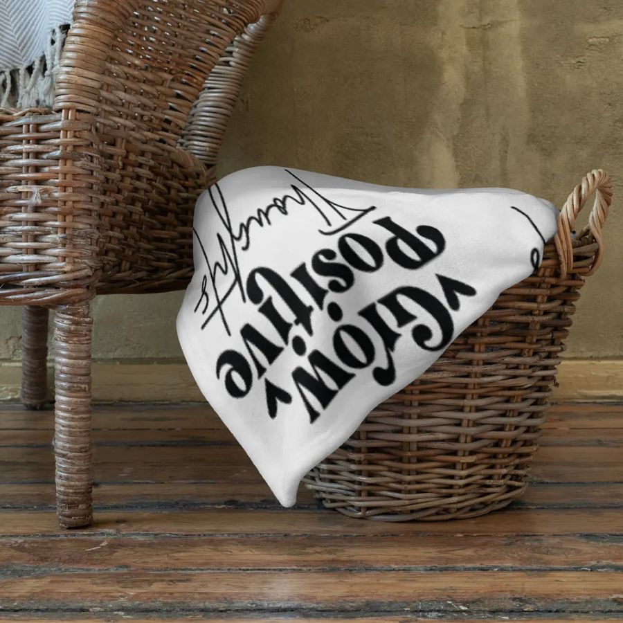 Grow Positive Thoughts Blanket product image (10)