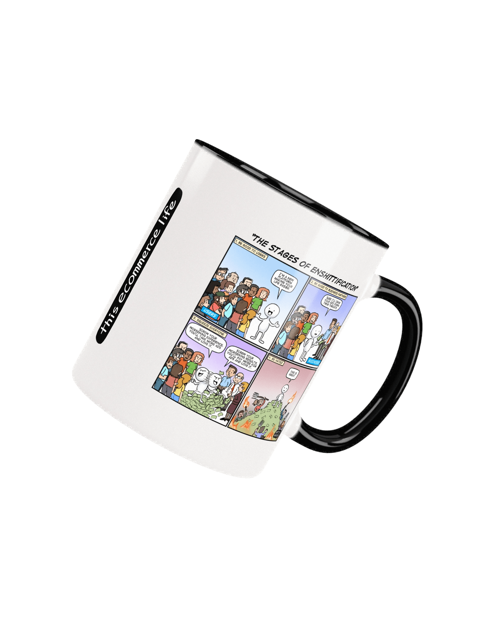 "The stages of enshittification" mug product image (8)