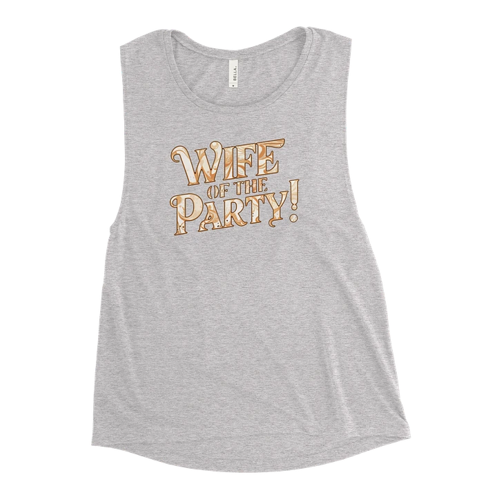 Wife of the Party flowy women's muscle tank top product image (49)