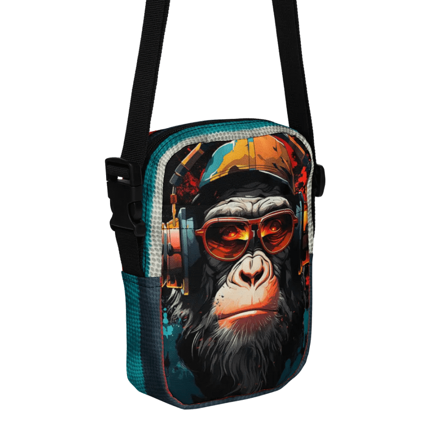 Buhay Tuklas Chimpanzee Groove All-Over Print Crossbody Bag product image (1)