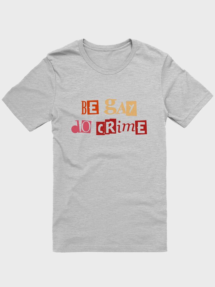 be gay do crime (lesbian) t-shirt product image (1)