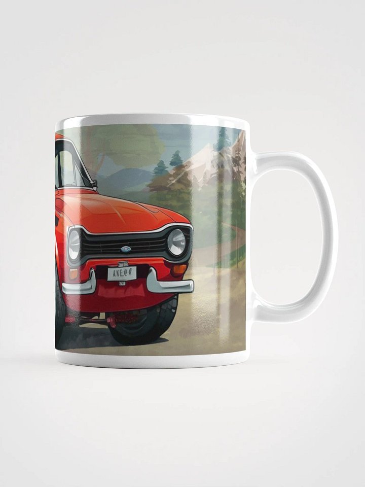 Cartoon Ford Escort MK1 Red product image (1)