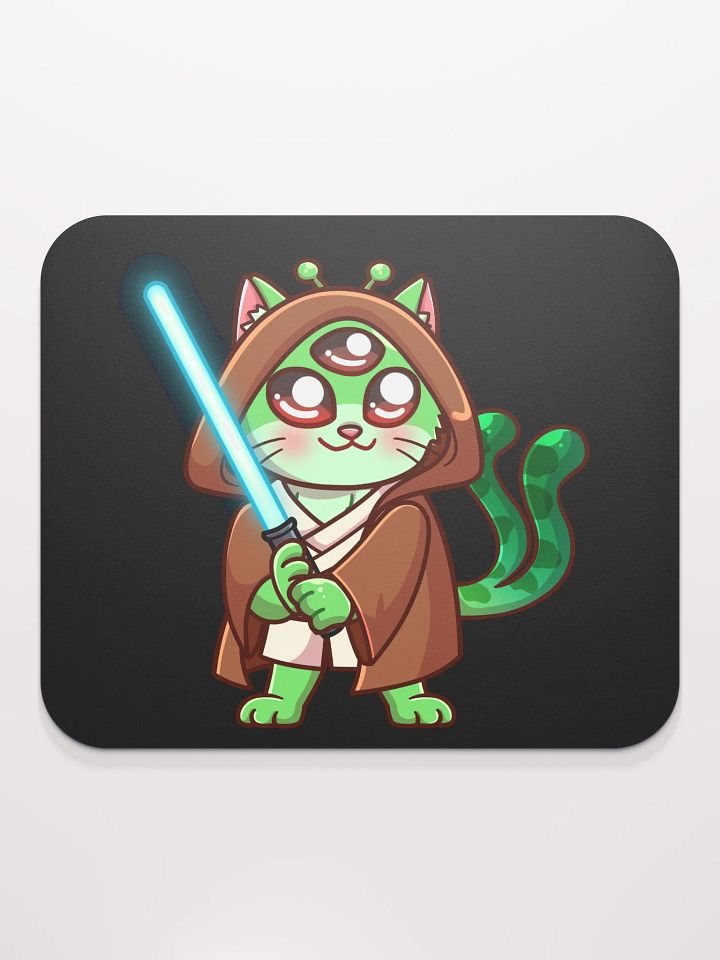 Cosmos Cat Jedi Mouse Pad (SM) product image (2)