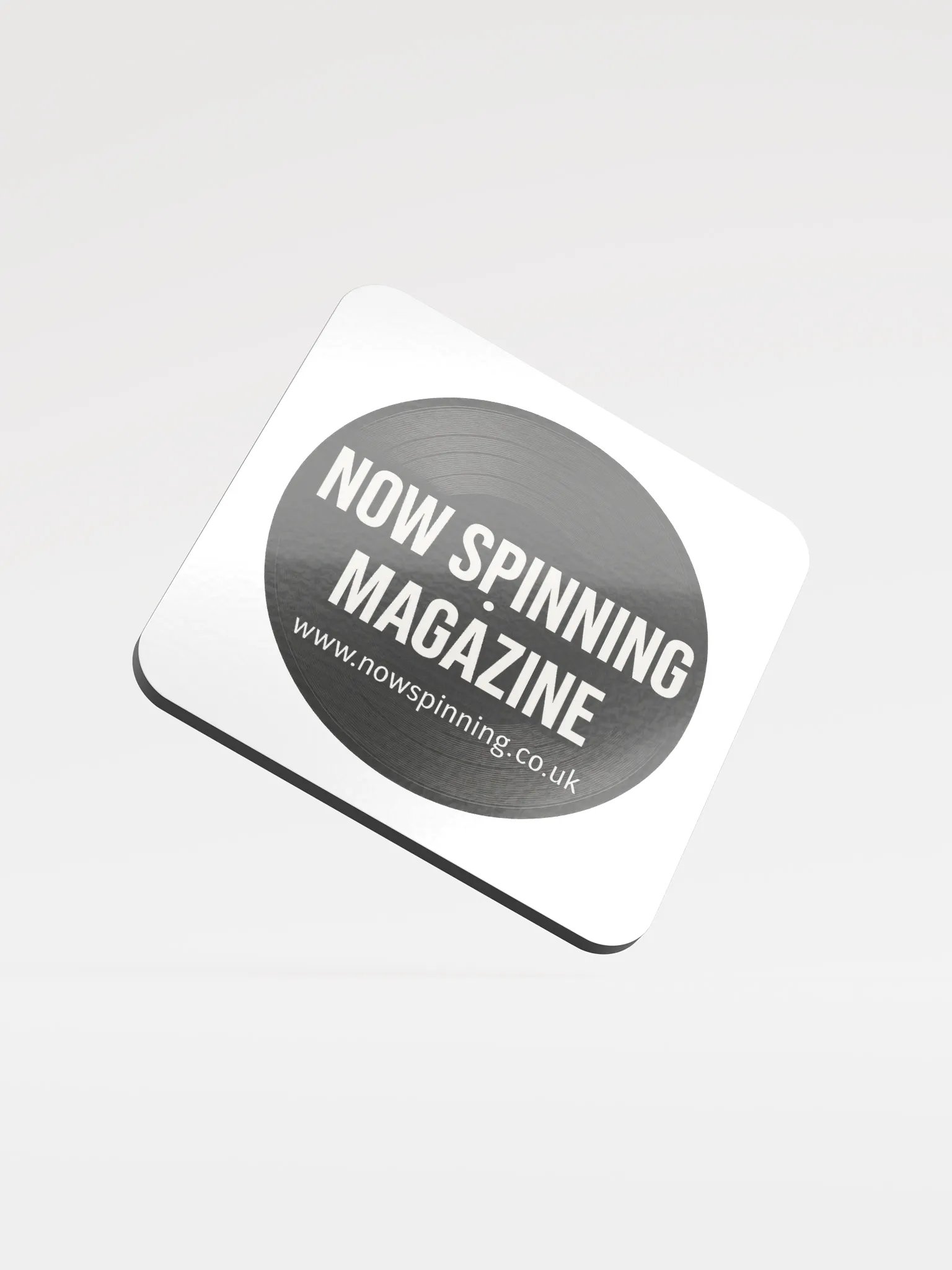 Now Spinning Magazine Coaster product image (1)