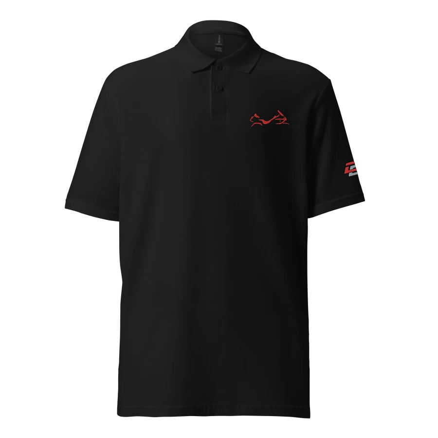 Shadow Wing Polo Shirt Red Embroidery product image (4)