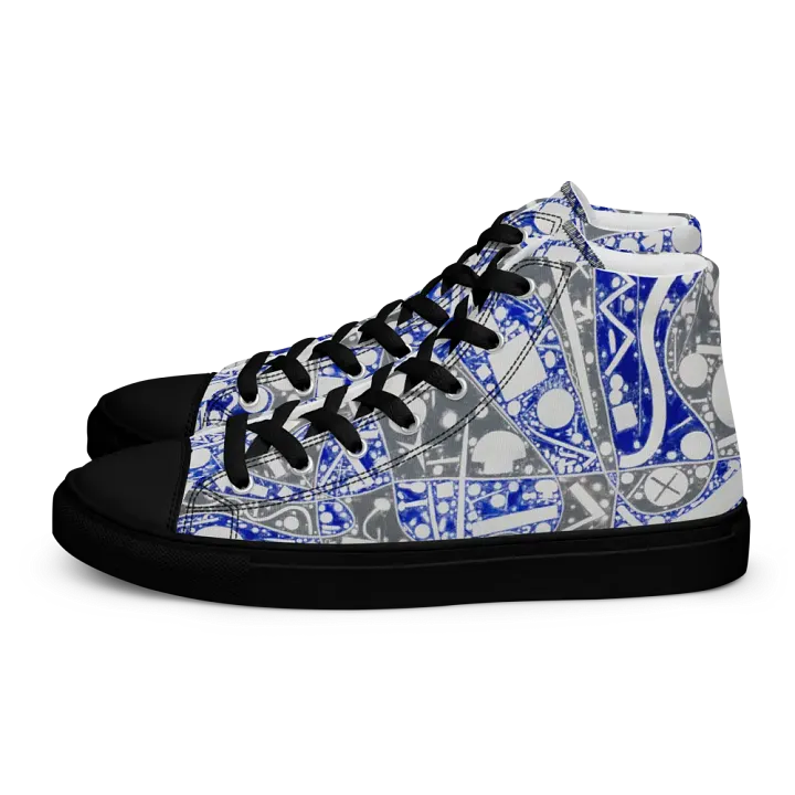 Cartoon Crankshaft Women's High Top Canvas Shoes product image (1)