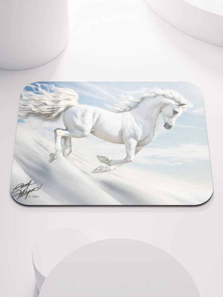 Behold a White Horse Mousepad product image (1)