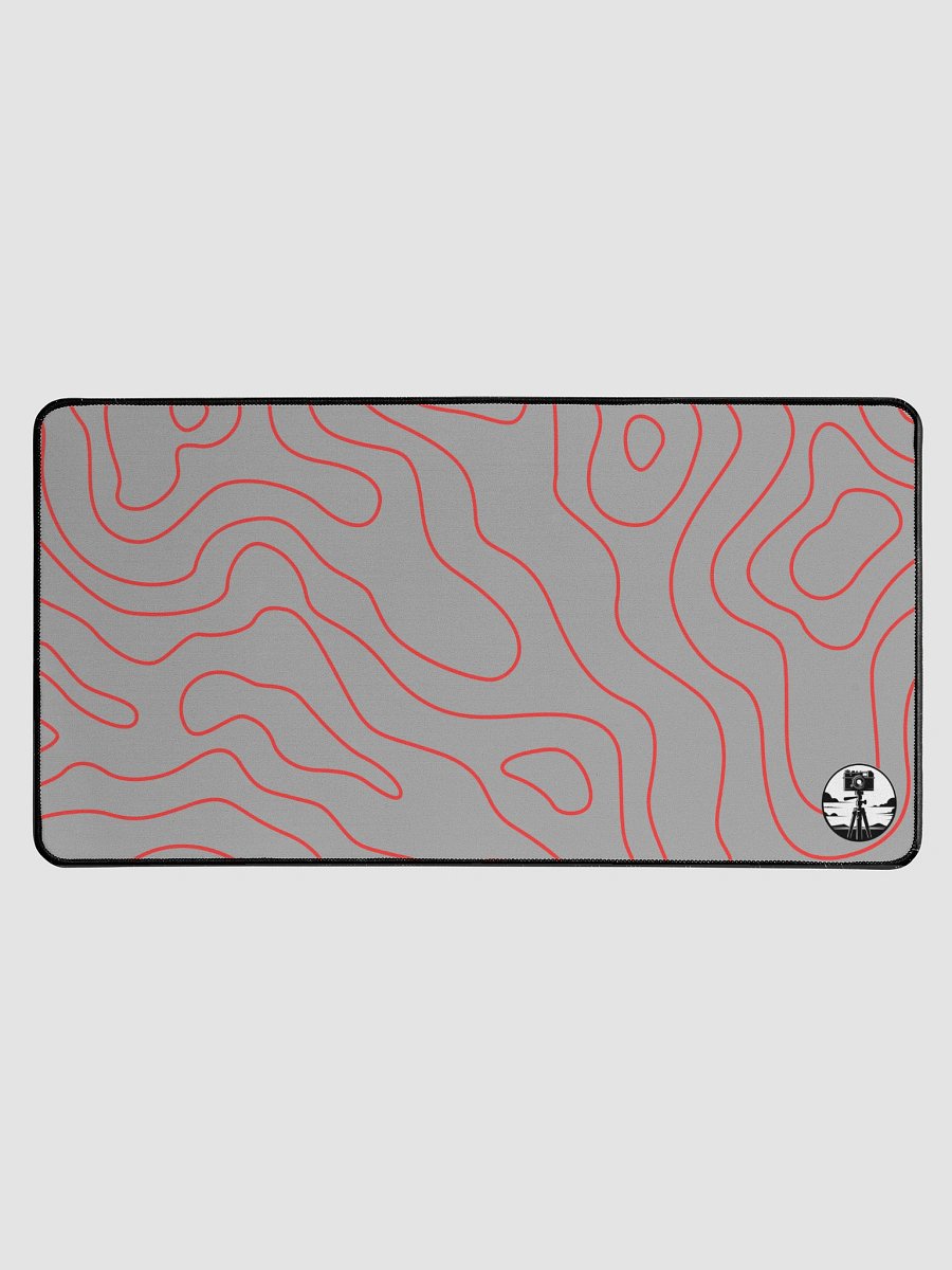 Red/Grey Damascus Deskpad product image (1)