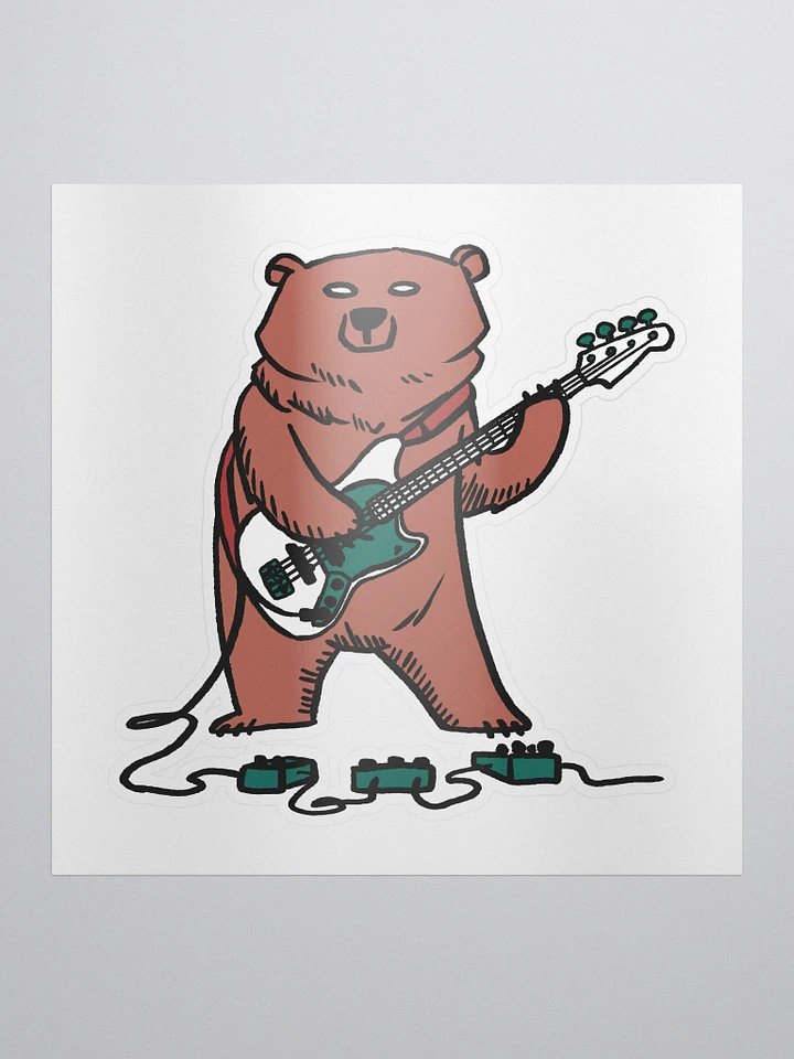 Bass Bear (california) - sticker product image (1)