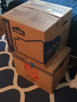 #lowes and #homedepot #movingboxes are not the exact same sizes.  now I know #themoreyouknow 