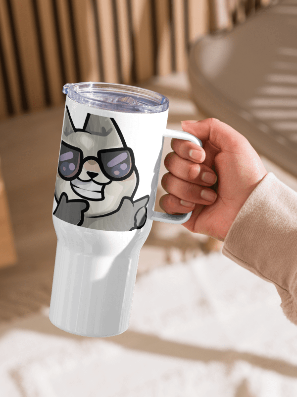 Ayy Travel Mug with Handle product image (2)