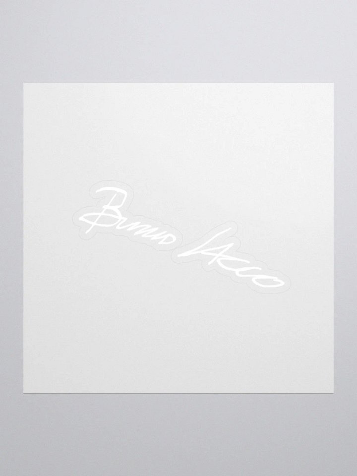 Bruno Sacco's signature on the sticker. product image (1)