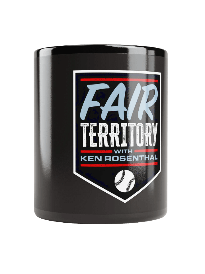 Fair Territory with Ken Rosenthal Glossy Black Mug product image (1)