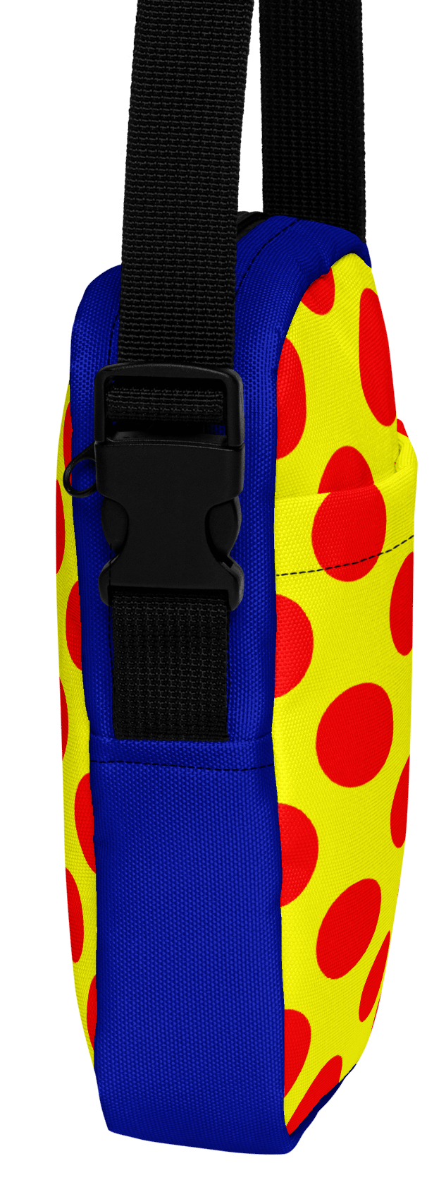 Red Polka Dots on Yellow Crossbody Bag product image (5)