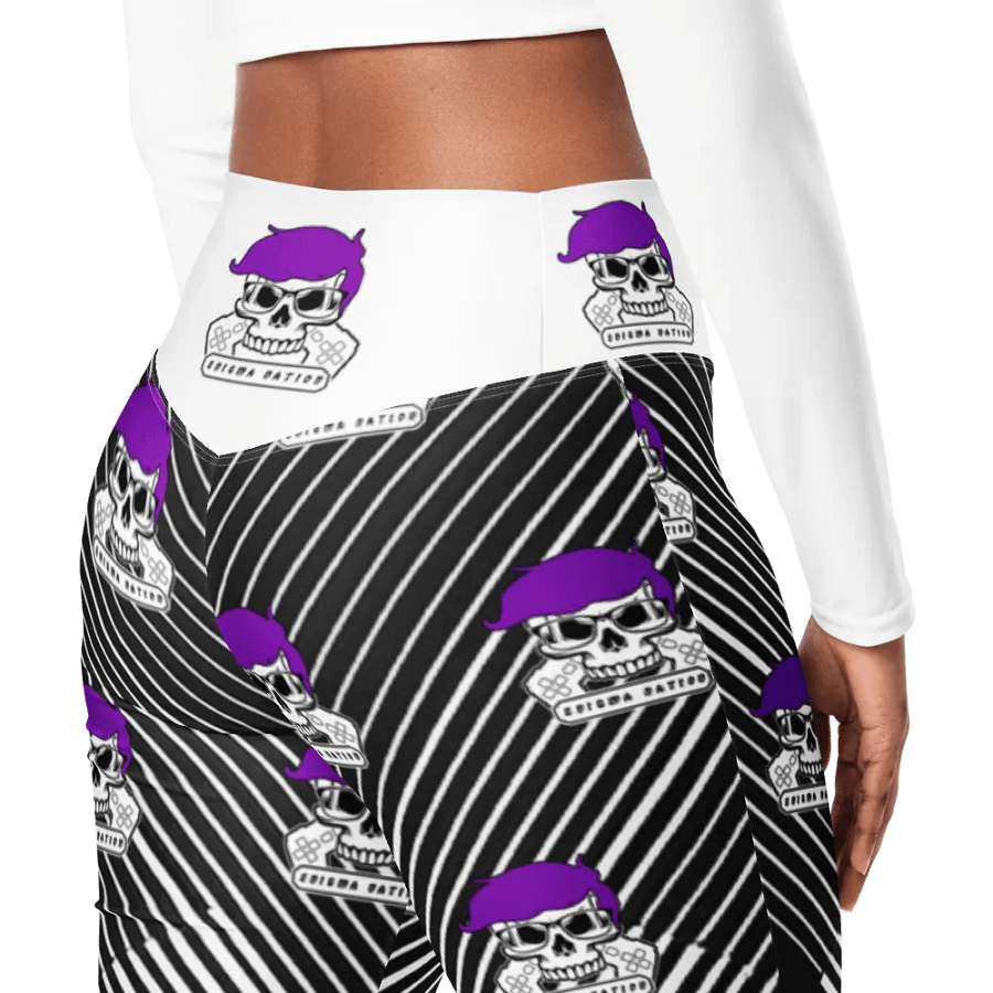 Enigma Nation All-Over Print Flare Leggings product image (11)