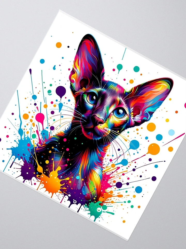 Kiss Cut Stickers: Oriental Shorthair product image (2)