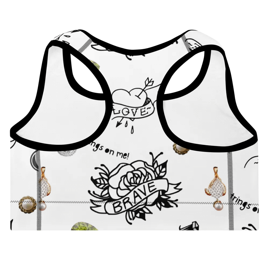 Bad & Boo-Jee Bride Padded Sports Bra product image (4)