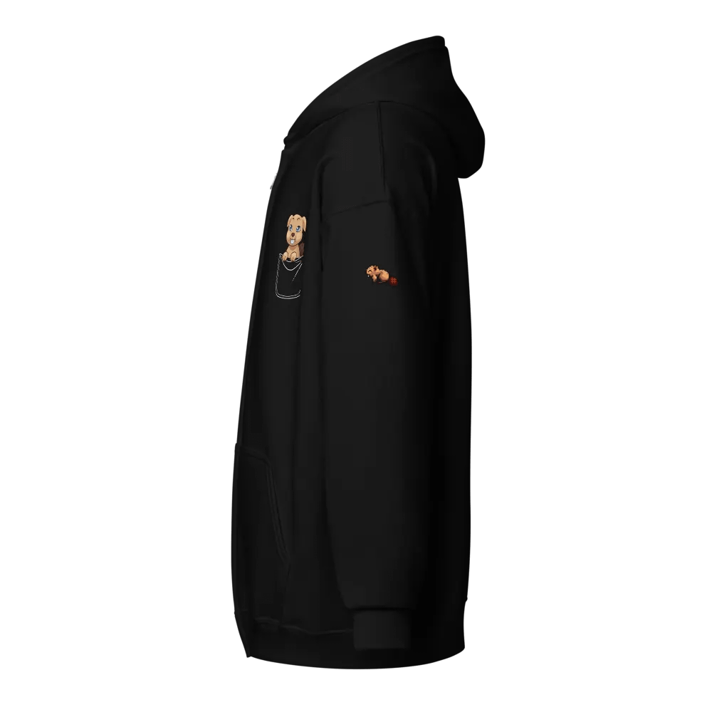 Pocket Beaver Zip Hoodie product image (8)