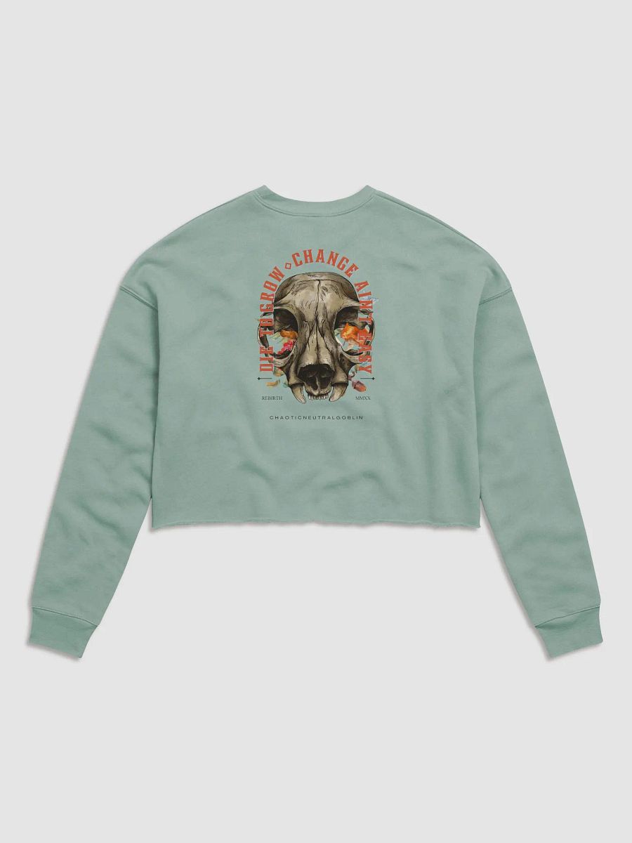 Rebirth Cropped Sweat (Blush Script) product image (11)
