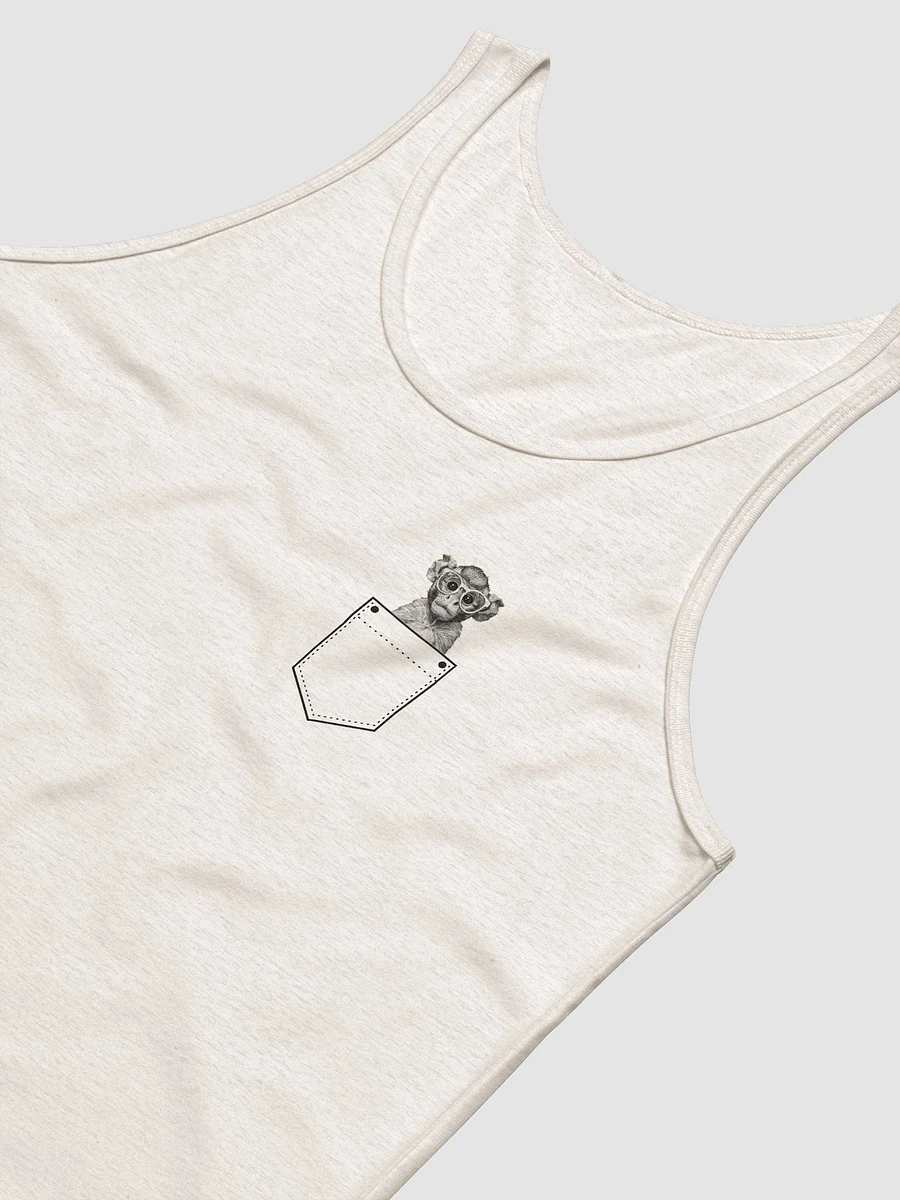 Goggles the Wise Monkey | Tank Top | Pocket Companion | Remember to Always Stay Curious | Empowerment Shirt product image (4)