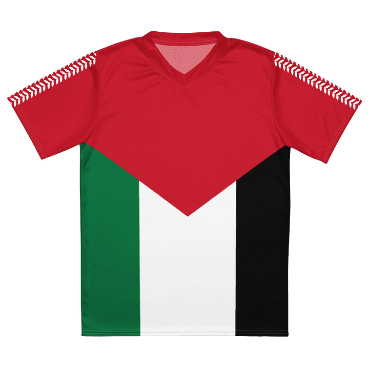 Palestine Flag Olive Vine Short Sleeve Jersey product image (1)